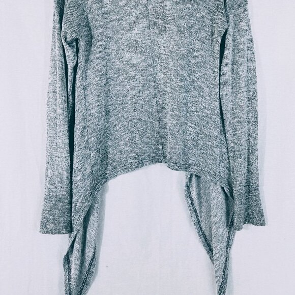 American Eagle Gray Waterfall Cardigan Sweater Size M - Picture 4 of 4